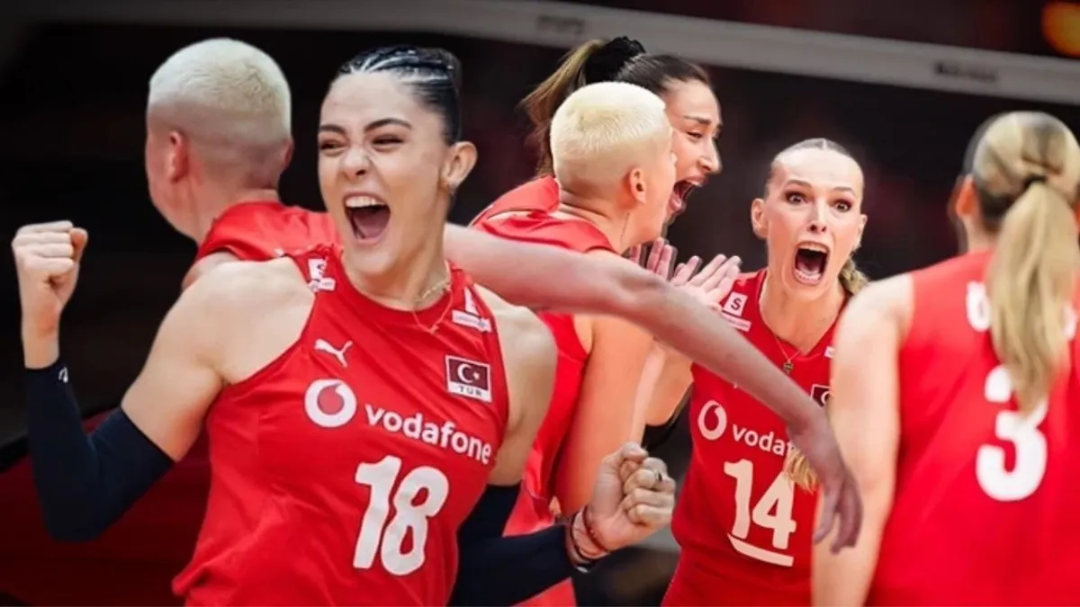 A Milli Kadın Voleybol Takımı, ABD'yi 3-1 yenerek yarı finale yükseldi! haberinin görseli