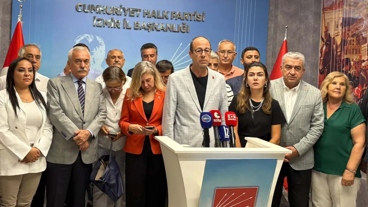 CHP İzmir&#039;den kayyum tepkisi  haberinin görseli