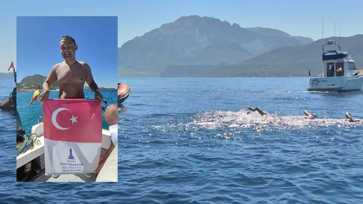 Otizmli sporcu Tuna Tunca’dan tarihi başarı: Cebelitarık Boğazı’nı geçti haberinin görseli