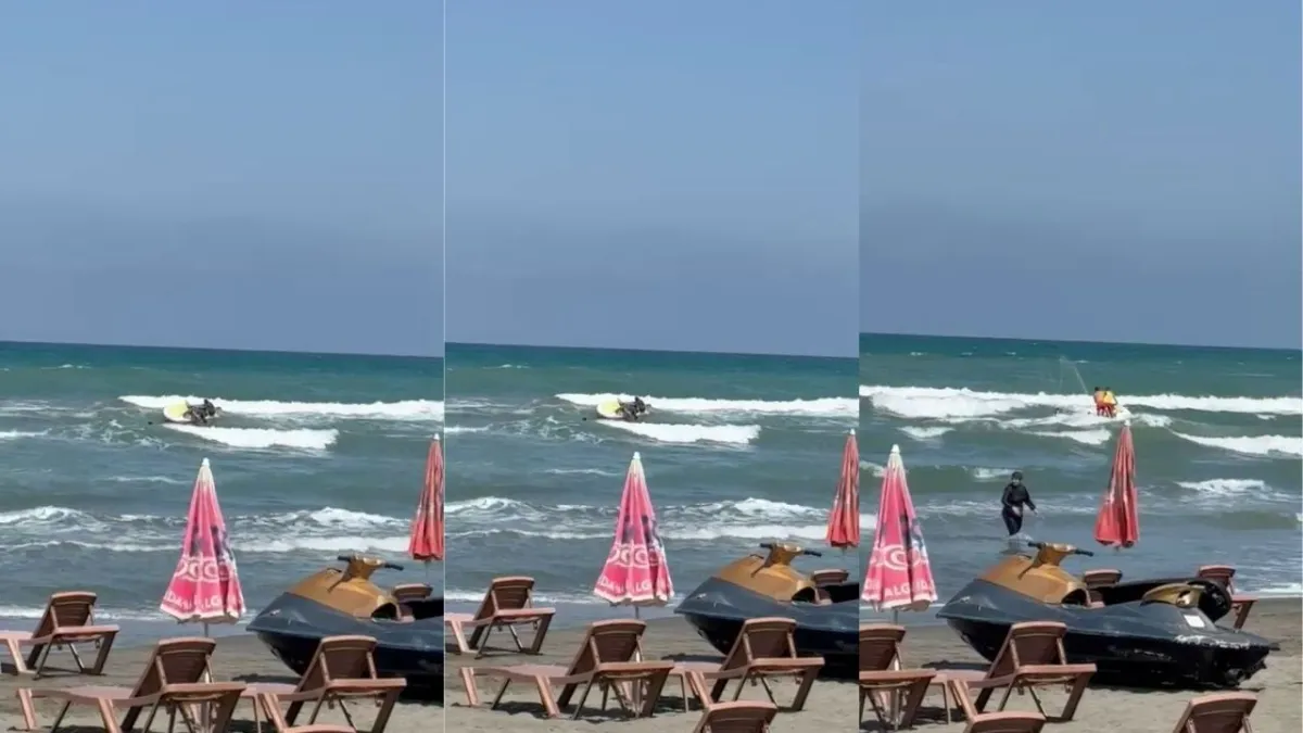 Akçakoca’da dehşet! 5 kişilik aile denizde ölümle burun buruna geldi haberinin görseli