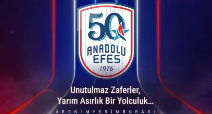 Anadolu Efes 50. yılını özel logo ile kutluyor: Yarım asırlık zaferin sırrı ne?
