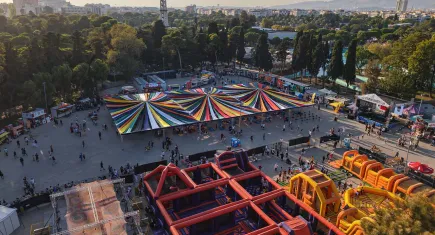 İzmir Fuarı’nda çocuklara özel oyun alanı yoğun ilgi gördü