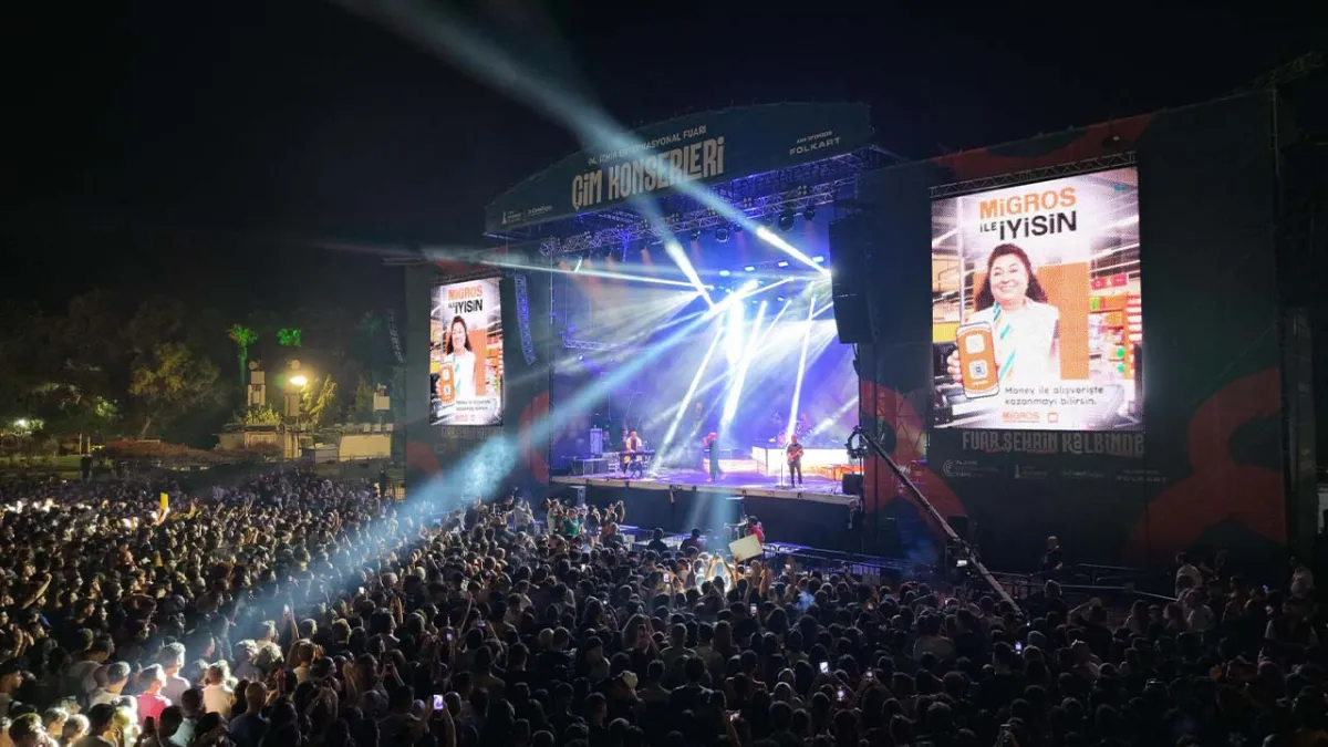 Migros, İzmir Fuarı’nı konserlerle coşturdu haberinin görseli