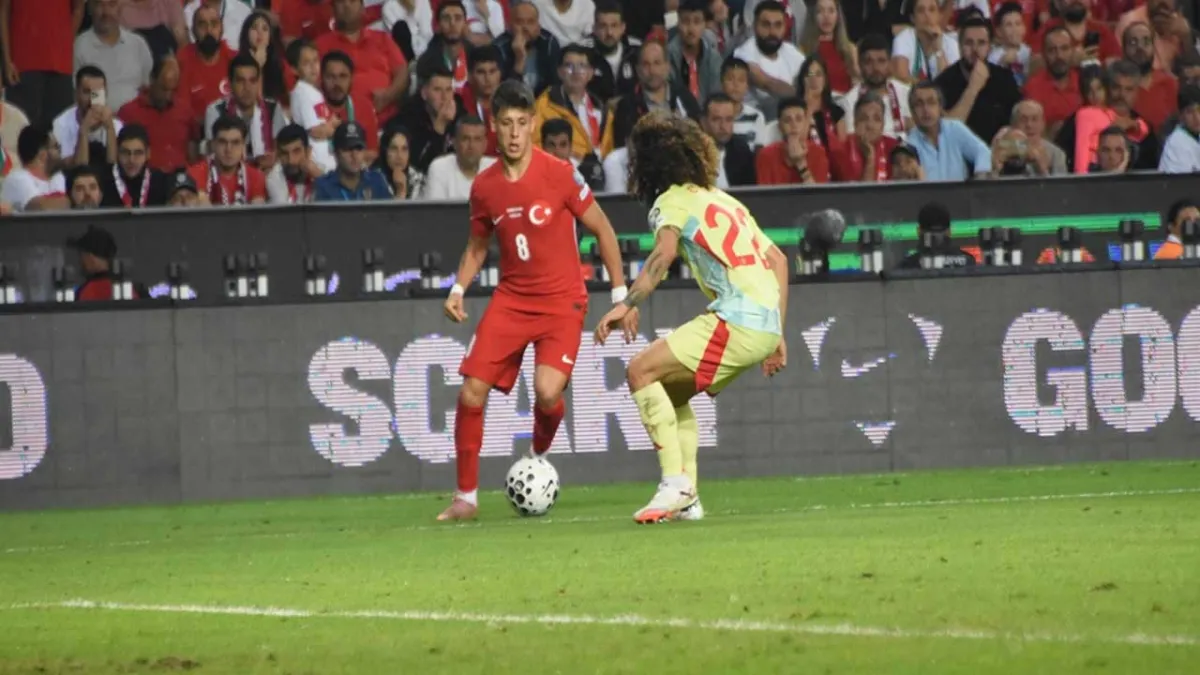 A Milli Futbol Takımımız, İspanya’ya farklı skorla mağlup oldu haberinin görseli