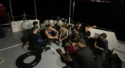 Çeşme'de düzensiz göçmen operasyonu!