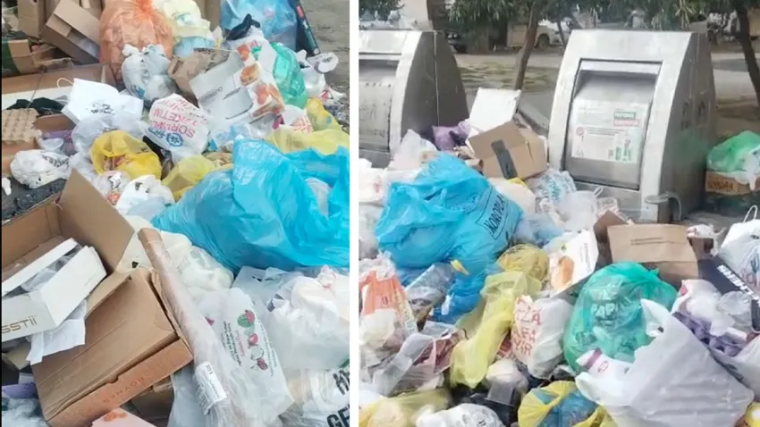 Karşıyaka’da çöp krizi: Çöplüklerin içi boş, dışı çöplük