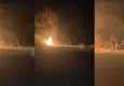 Ormanda yangın çıkarıp üzerine alkol döktüler