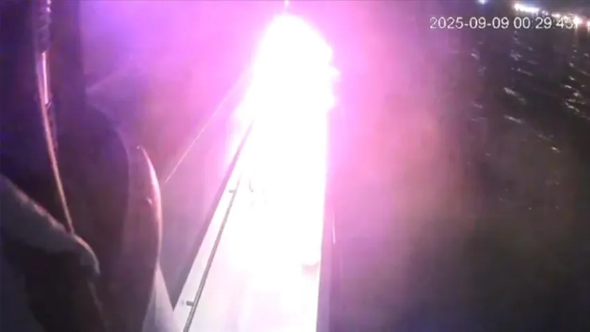 Sumud Filosu’nun ana gemisine Tunus’ta dron saldırısı haberinin görseli