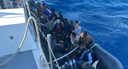Çeşme'de düzensiz göçmen operasyonu