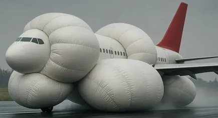 Dev hava yastıklı uçak projesi, uçak kazalarında hayatta kalma şansını artıracak