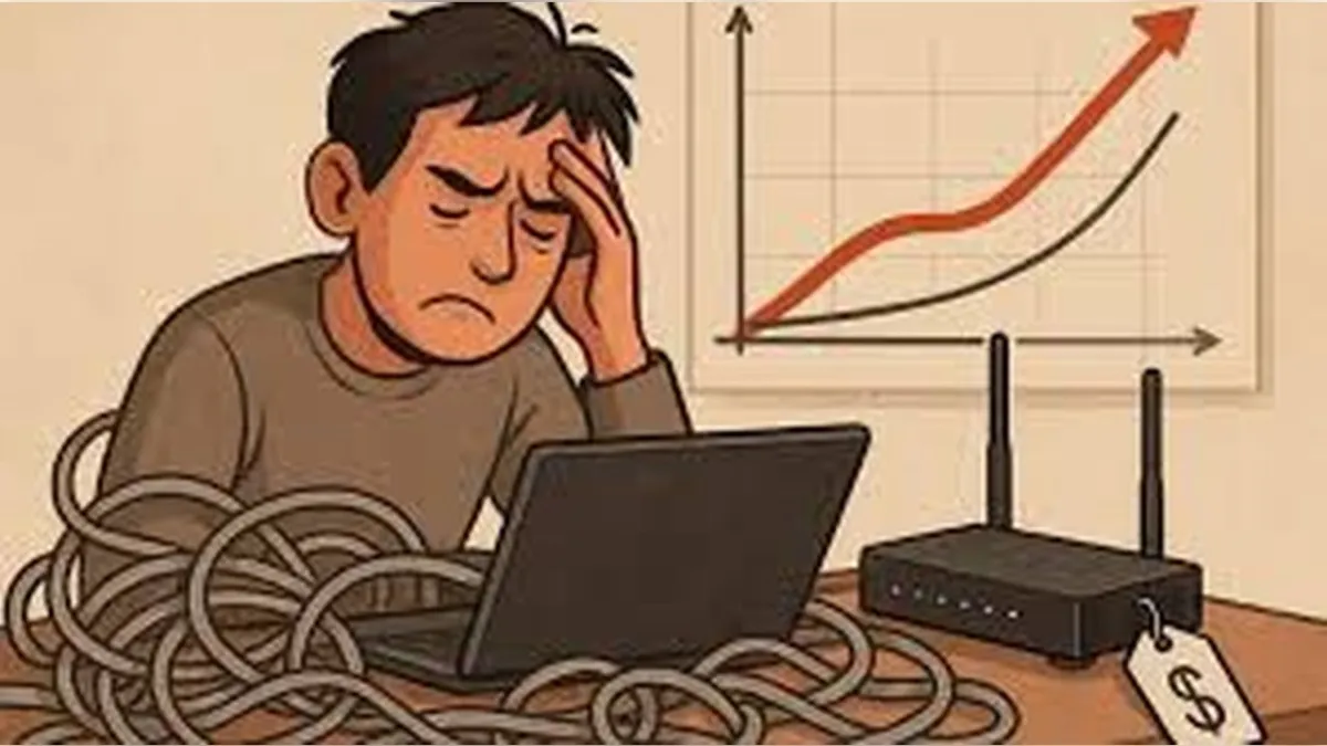 Düşük hız, yüksek fatura: Vatandaş internet isyanında haberinin görseli