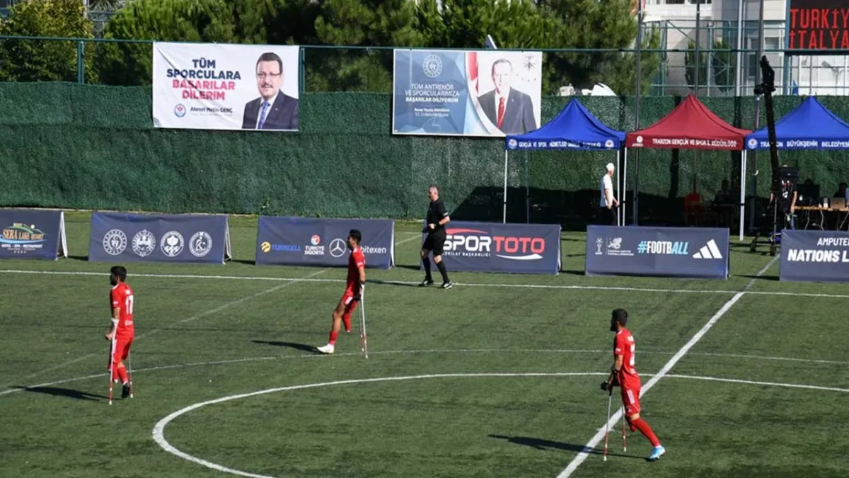 Ampute Futbol Milli Takımı, İtalya’yı farklı yendi! haberinin görseli