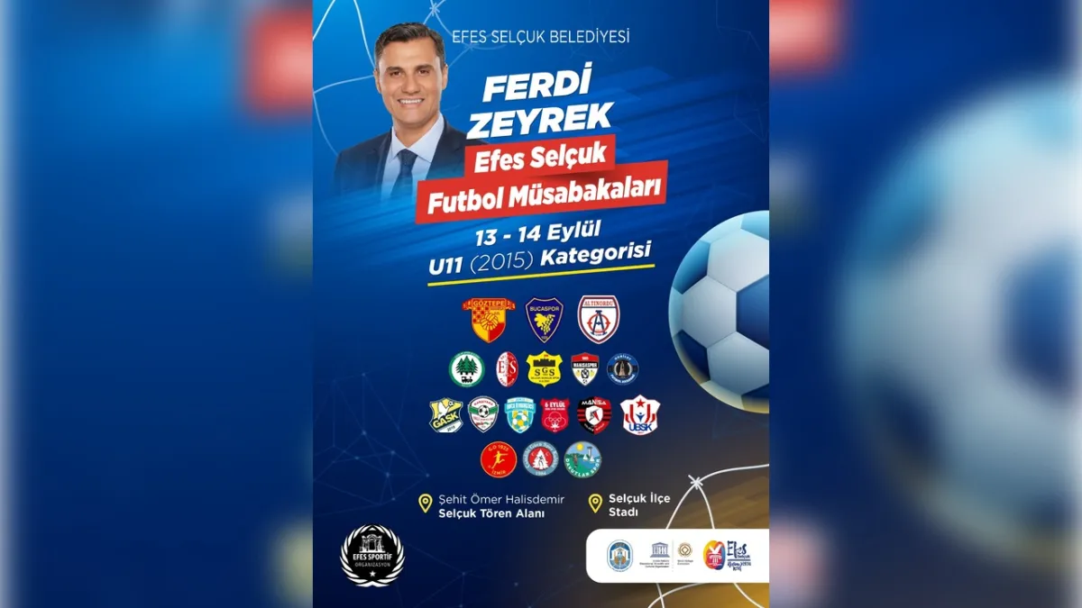Efes Selçuk'ta Ferdi Zeyrek anısına futbol turnuvası haberinin görseli