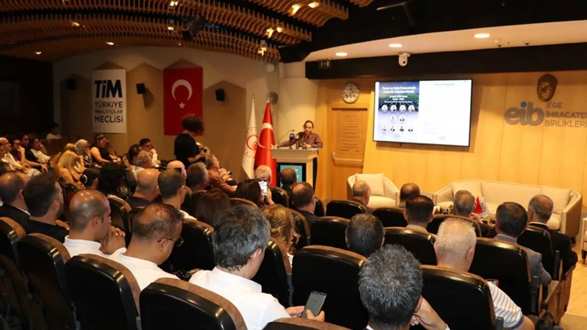 İzmir'de, "Tarım ve Gıda İhracatında Gelecek Vizyonu Paneli" gerçekleştirildi