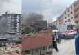 Küçükçekmece’de 5 katlı binada korkunç yangın! 63 yaşındaki adam hayatını kaybetti, sokakta panik anları