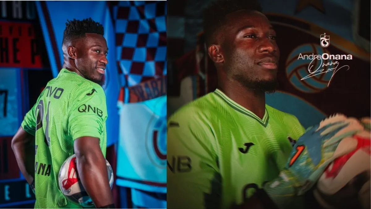 Trabzonspor’un yeni kalesi Andre Onana’dan ilk açıklama: “Beni karşıladığınız için minnettarım” haberinin görseli