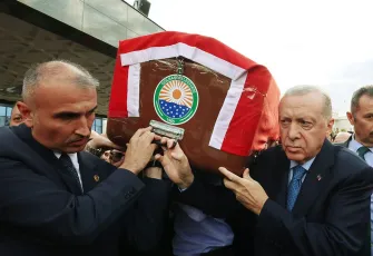 Cumhurbaşkanı Erdoğan, Hamdi Kılıç'ın cenazesine katıldı