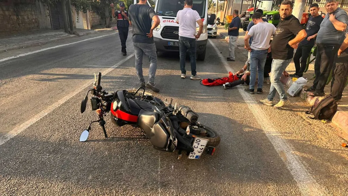 İzmir haber: Ödemiş’te motosiklet kazasında 2 kişi yaralandı haberinin görseli