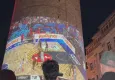 12 Dev Adam'ın final mücadelesi Galata Kulesi'ne yansıtıldı