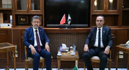 Bakan Yumaklı, Suriyeli mevkidaşı Badr ile görüştü