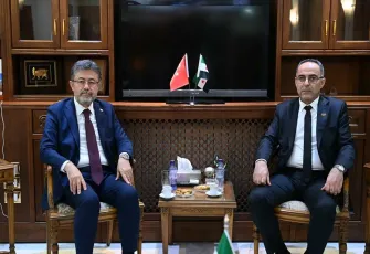 Bakan Yumaklı, Suriyeli mevkidaşı Badr ile görüştü