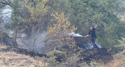 Karabük’te orman yangını!