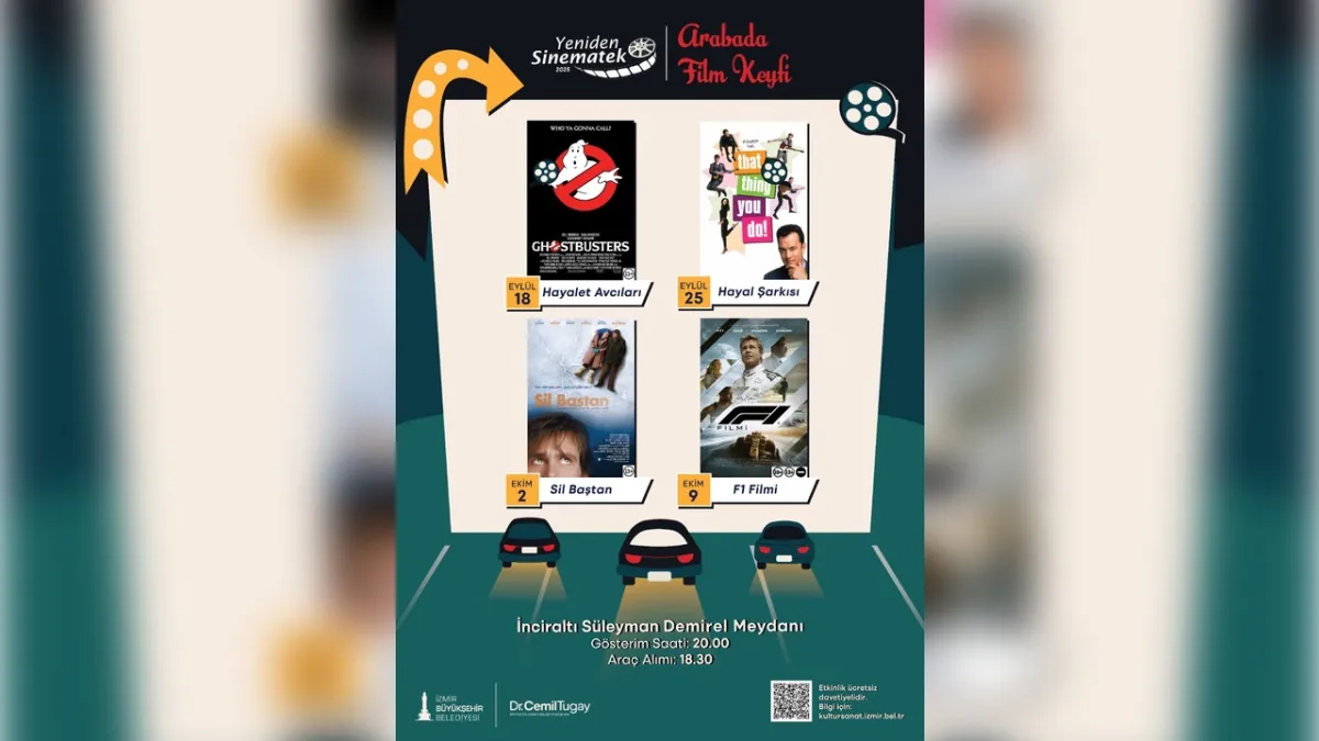 Sinemaseverlere güzel haber: Yeniden Sinematek Arabada Film Keyfi başlıyor!  haberinin görseli