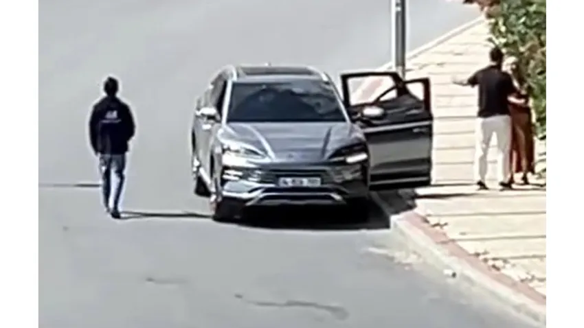 avcılarda kadını zorla araca bindirdi
