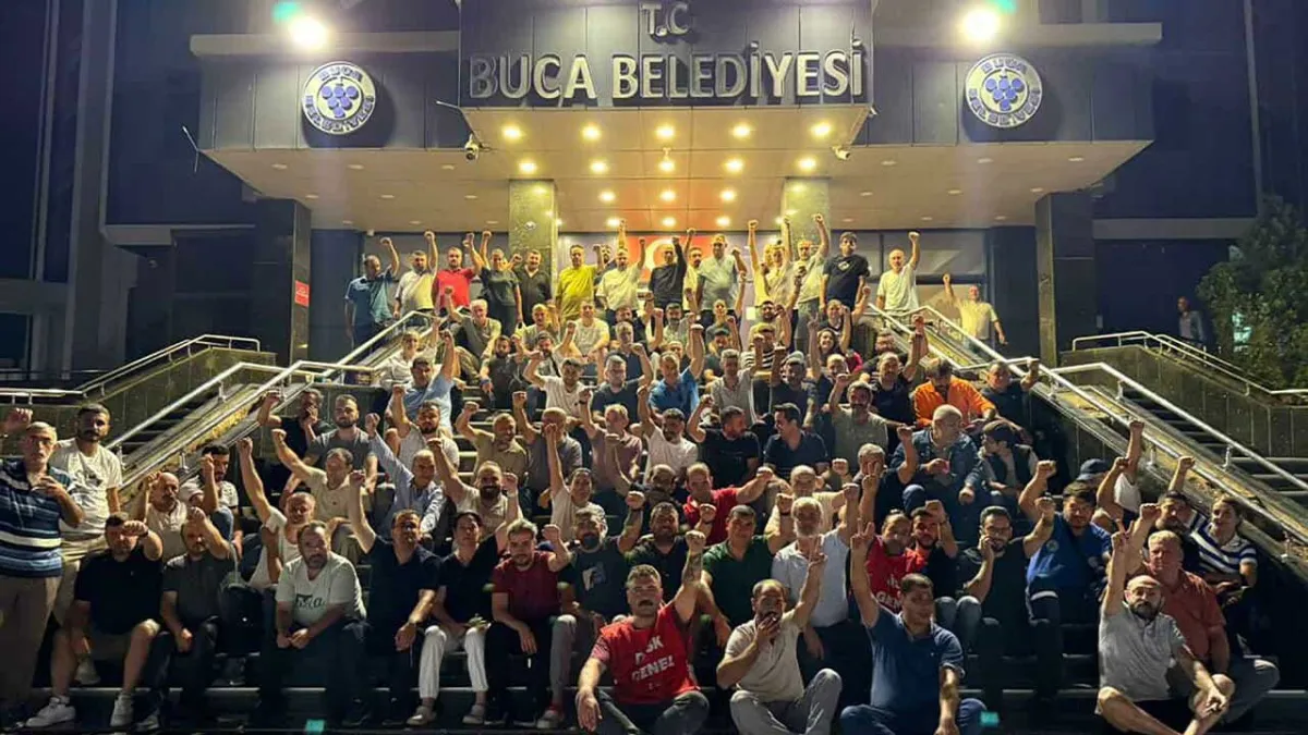 Buca Belediyesi’nde iş bırakma eylemi 7. gününde haberinin görseli