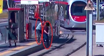 Çocuklarının yanında babaya tokat atan sürücüye gözaltı!