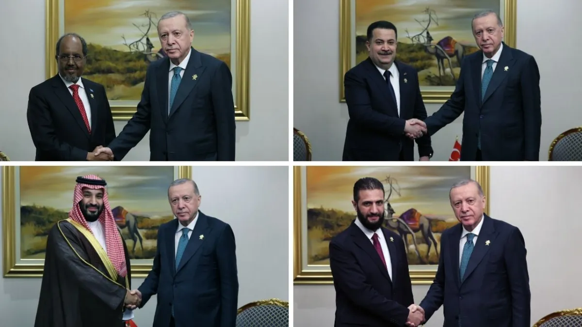 Cumhurbaşkanı Erdoğan’dan Doha’da Yoğun Diplomasi Trafiği haberinin görseli