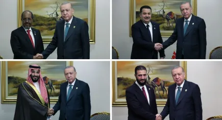 Cumhurbaşkanı Erdoğan’dan Doha’da Yoğun Diplomasi Trafiği