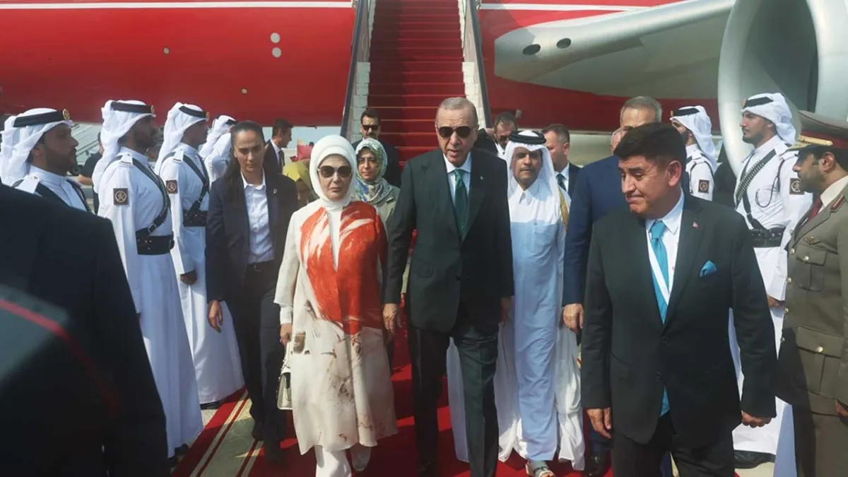 Cumhurbaşkanı Erdoğan, Katar’da haberinin görseli