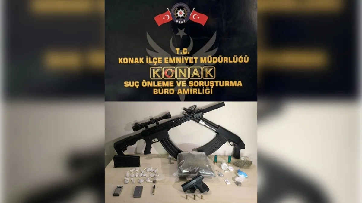 İzmir&#039;de yasaklı madde operasyonu! haberinin görseli
