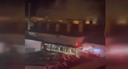 Çay fabrikasında büyük yangın
