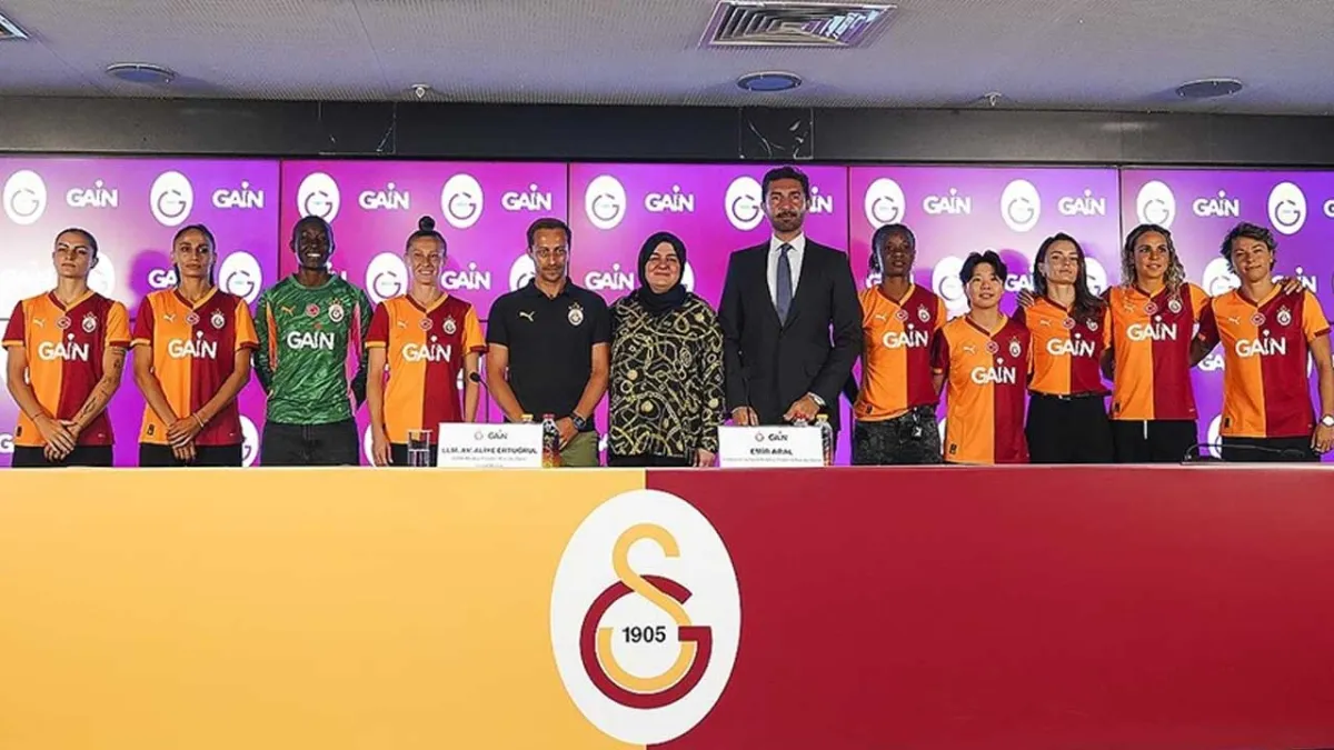 Galatasaray Kadın Futbol Takımı’na GAİN Medya sponsor oldu haberinin görseli
