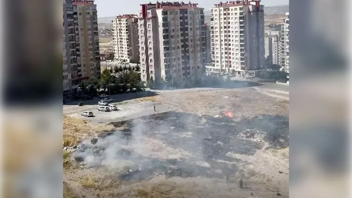Yangına sebep olan kadın alevler arasında salçayı karıştırmaya devam etti haberinin görseli