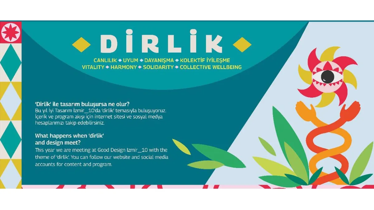 İyi Tasarım İzmir 10 yaşında: ‘Dirlik’ temasıyla kentin kalbinde haberinin görseli
