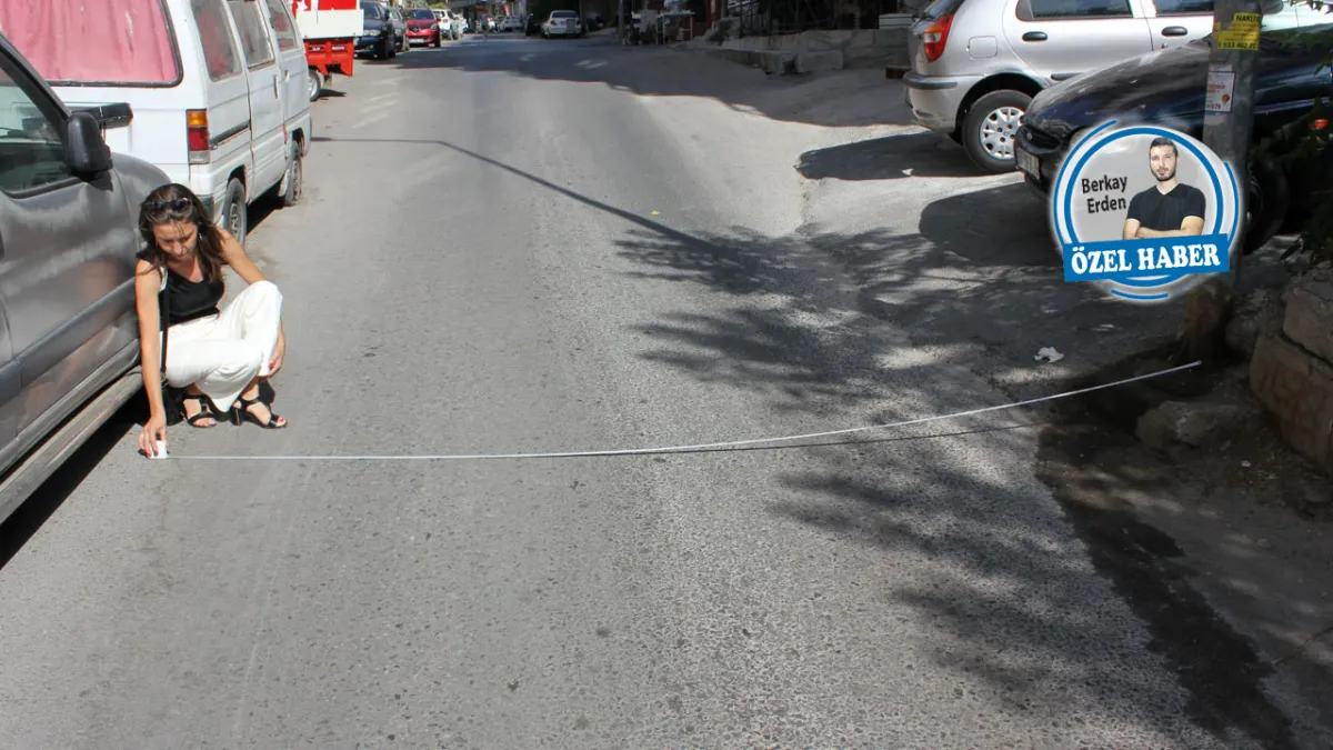 Bu cadde sadece 4 metre haberinin görseli