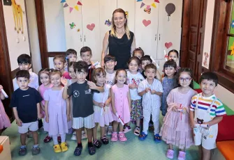 Konak’ta Oyun Evi’nde minikler yeni döneme Başkan Mutlu ile ‘merhaba’ dedi