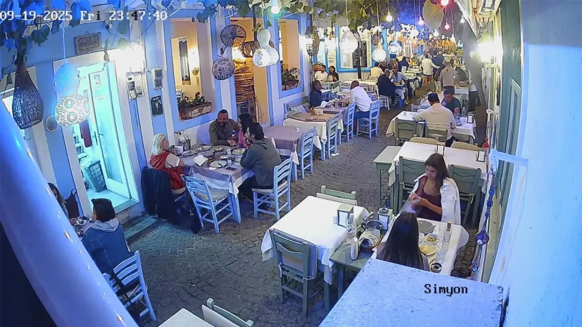 Bozcaada’da iki arkadaş restorandaki 8 bin 500 TL’lik hesabı ödememek için kaçtı