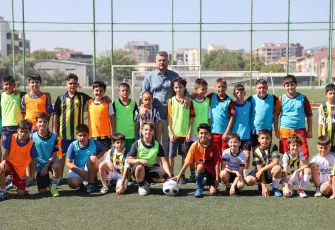 Bucalı çocuklara spor desteği 