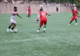 Kadın futbol maçında taraftar kavgası