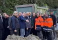 Bakanlar Uraloğlu ve Bak, Çamlıhemşin-Ayder Yaylası yolunda devam eden çalışmaları inceledi