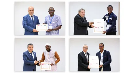 Burkina Faso’dan gelen 16 sağlık çalışanına İzmir’de sertifikaları verildi
