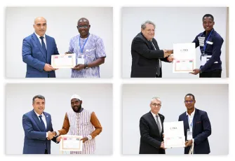 Burkina Faso’dan gelen 16 sağlık çalışanına İzmir’de sertifikaları verildi