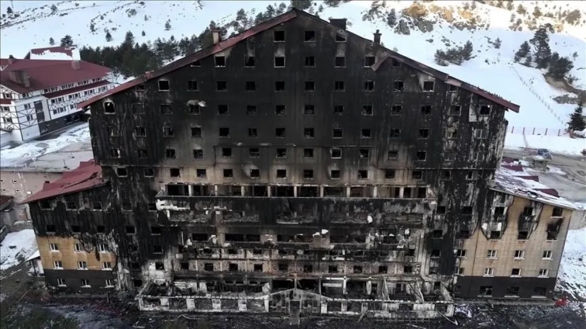 Kartalkaya Otel yangını davası kararı yarına kaldı! haberinin görseli