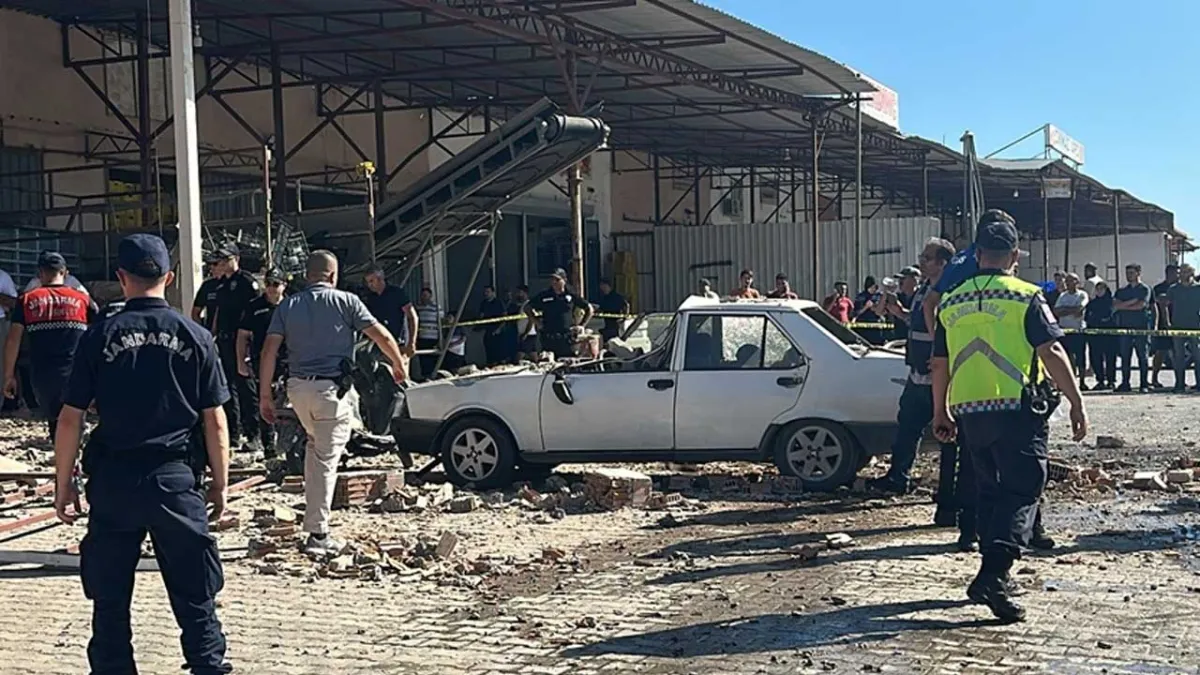 Toptancı halinde meydana gelen patlama: Çok sayıda yaralı var! haberinin görseli