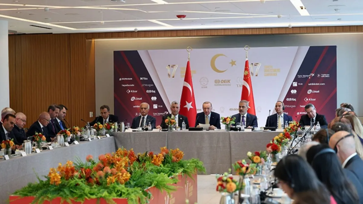 Türk yatırımcılar New York’ta Cumhurbaşkanı Erdoğan’la buluştu haberinin görseli