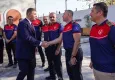 Başkan Tugay itfaiye personeli ile buluştu